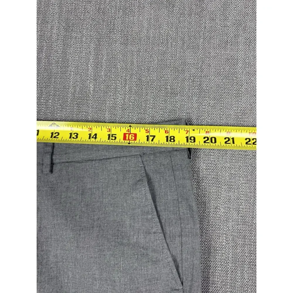 J.Crew Bedford Dress Pants Men’s 36x30 Gray Flat Front Cotton Chino Trousers